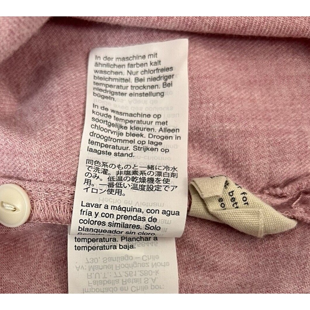 Madewell Womens XS Pink Tunic Back Button Up Classic Gorpcore Cabincore Cozy - Picture 8 of 12
